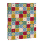 Retro Flowers Check Pattern XX Canvas Print Gallery Image 8