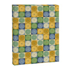 Retro Flowers Check Pattern XXI Canvas Print Gallery Image 8
