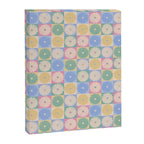 Retro Flowers Check Pattern XXIV Canvas Print Gallery Image 8