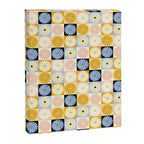 Retro Flowers Check Pattern XXVII Canvas Print Gallery Image 8