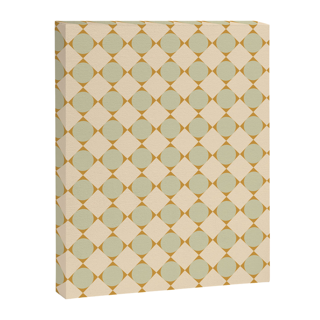 Retro Geometric Pattern III Canvas Print Gallery Image 8