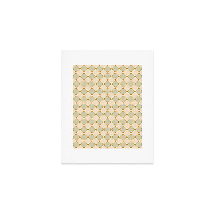 Retro Geometric Pattern III Art Print Gallery Image 1