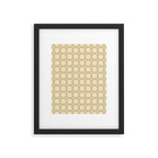 Retro Geometric Pattern III Framed Art Print Gallery Image 6