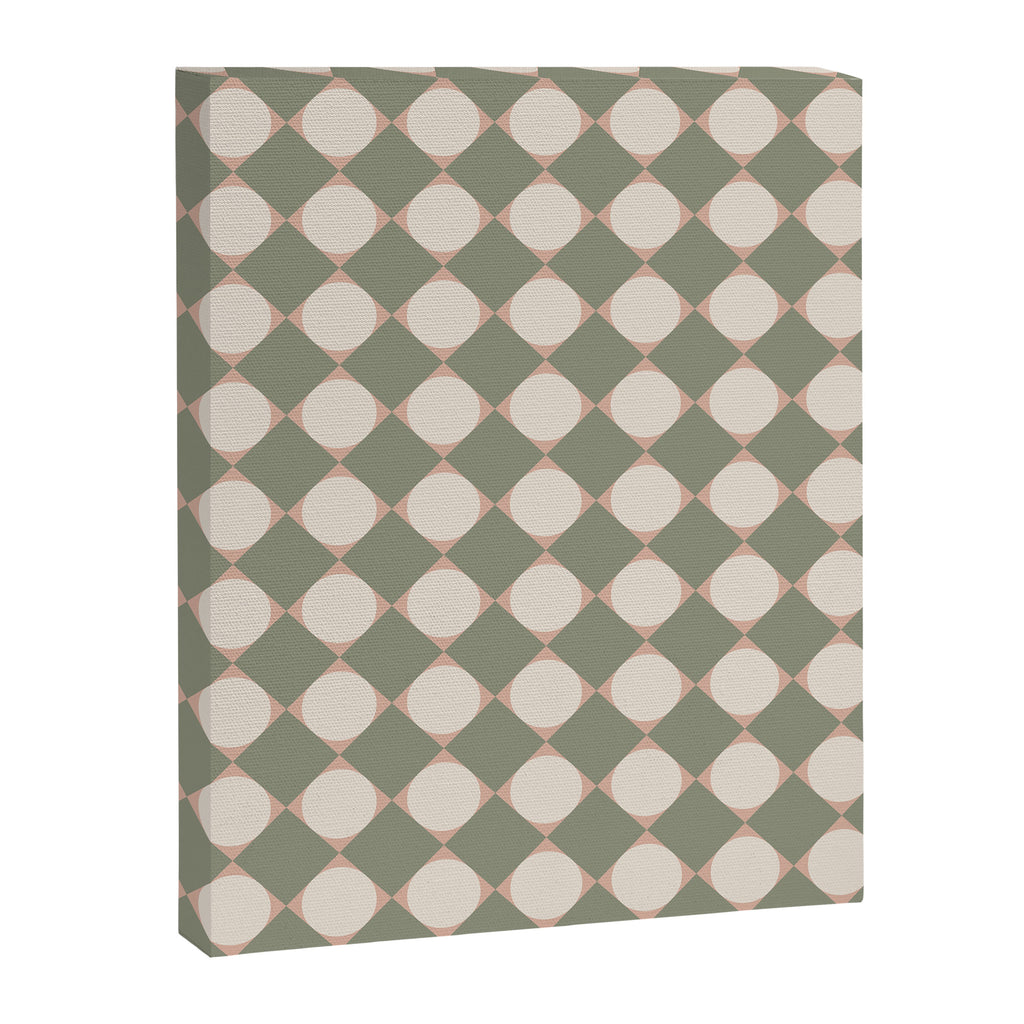 Retro Geometric Pattern VI Canvas Print Gallery Image 8