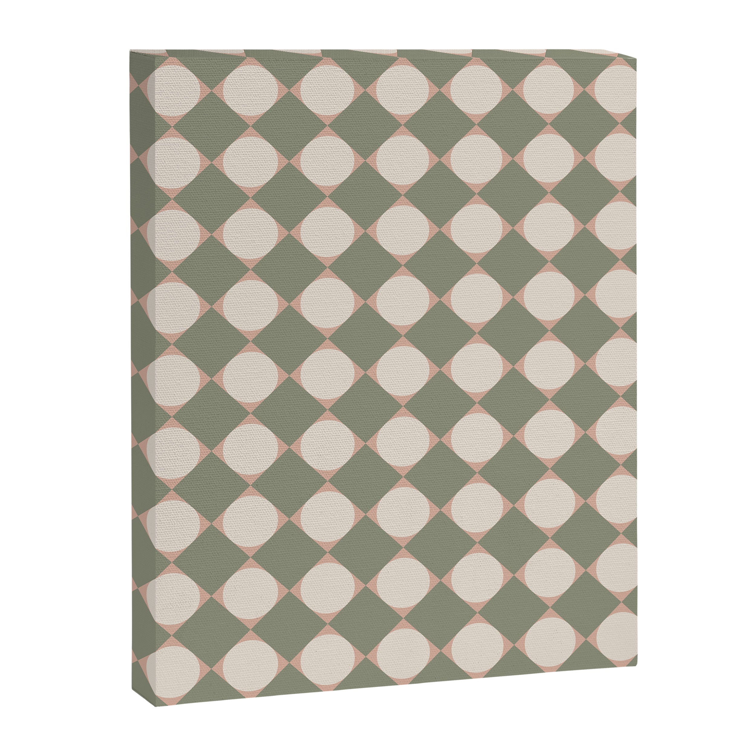 Retro Geometric Pattern VI Canvas Print Gallery Image 8