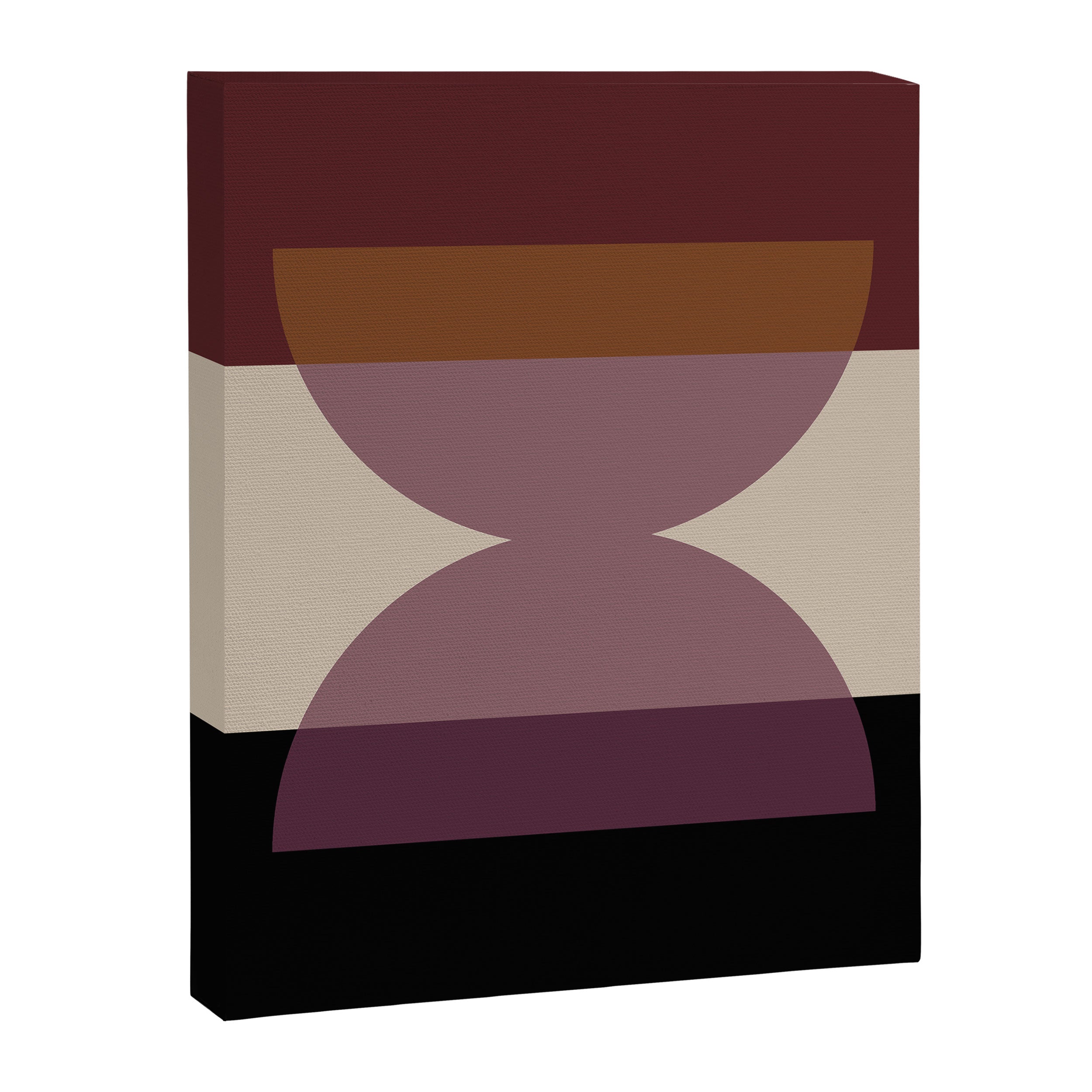 Retro Minimalism - Purple Autumn Canvas Print Gallery Image 8