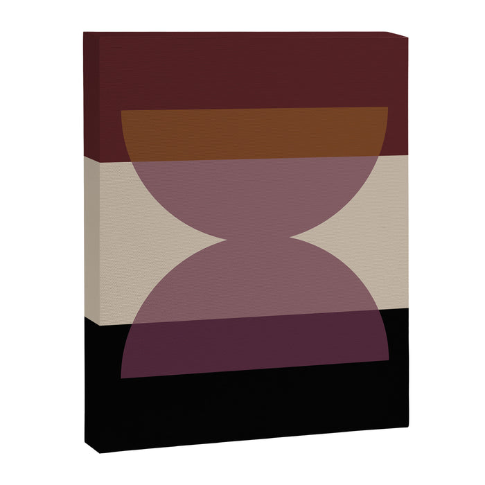 Retro Minimalism - Purple Autumn Canvas Print Gallery Image 1