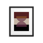 Retro Minimalism - Purple Autumn Framed Art Print Gallery Image 6