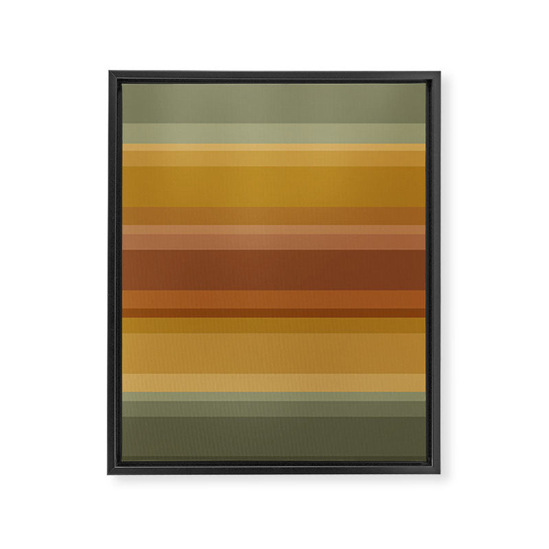 Retro Stripes XIII Framed Canvas Print Gallery Image 8