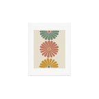 Retro Summer Daisies I Art Print Gallery Image 1