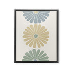 Retro Summer Daisies II Framed Canvas Print Gallery Image 6