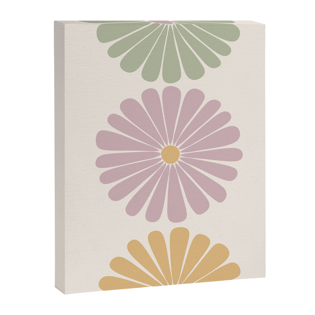 Retro Summer Daisies III Canvas Print Gallery Image 6
