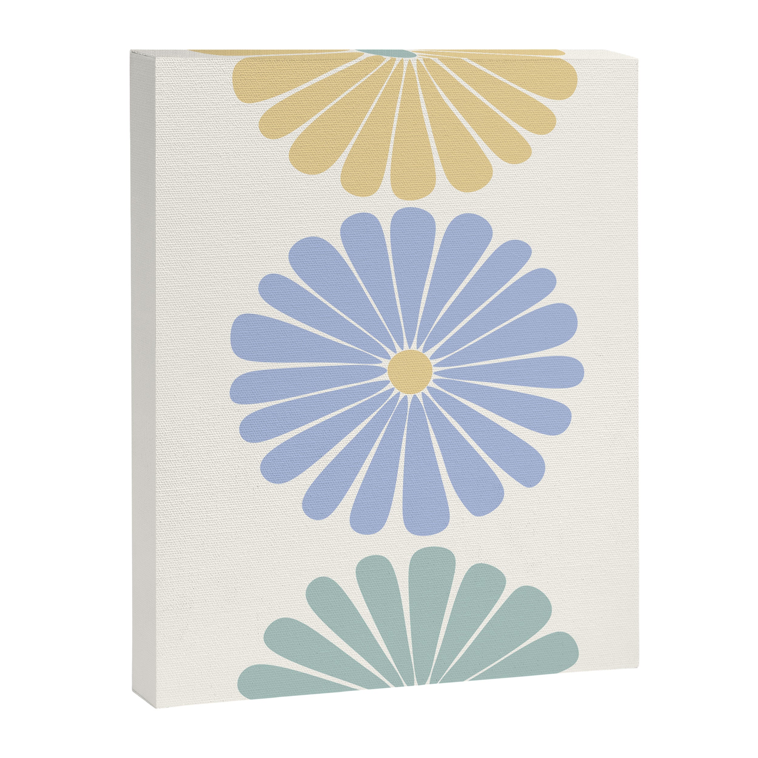 Retro Summer Daisies IV Canvas Print Gallery Image 6