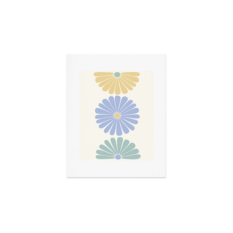 Retro Summer Daisies IV Art Print Gallery Image 1