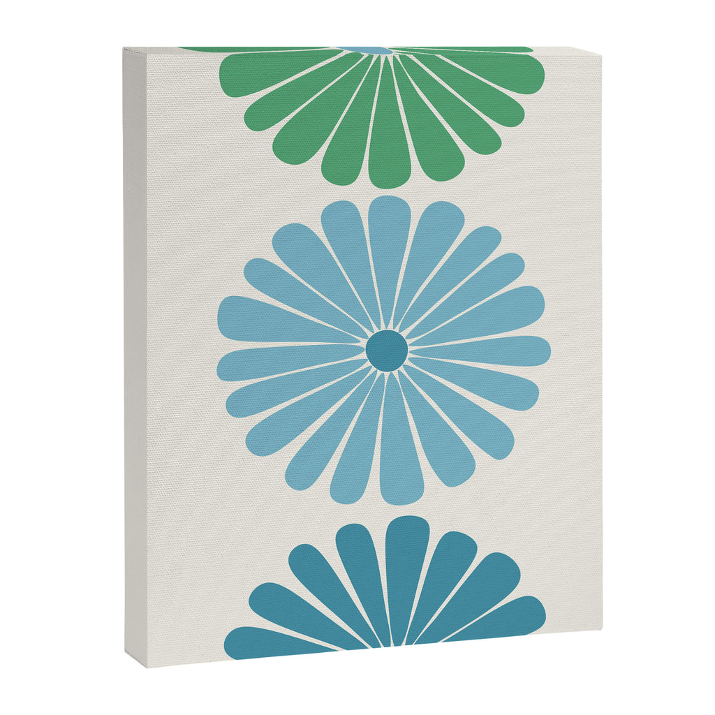 Retro Summer Daisies VI Canvas Print Gallery Image 6