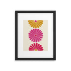 Retro Summer Daisies VII Framed Art Print Gallery Image 5