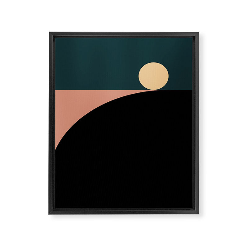 Simplistic Landscape X Framed Canvas Print Gallery Image 6