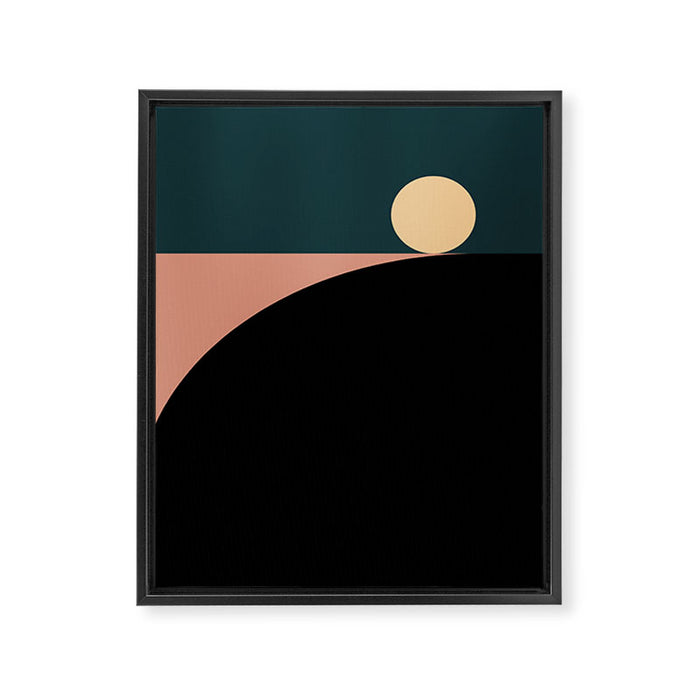 Simplistic Landscape X Framed Canvas Print Gallery Image 1