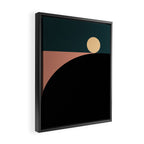Simplistic Landscape X Framed Canvas Print Gallery Image 2