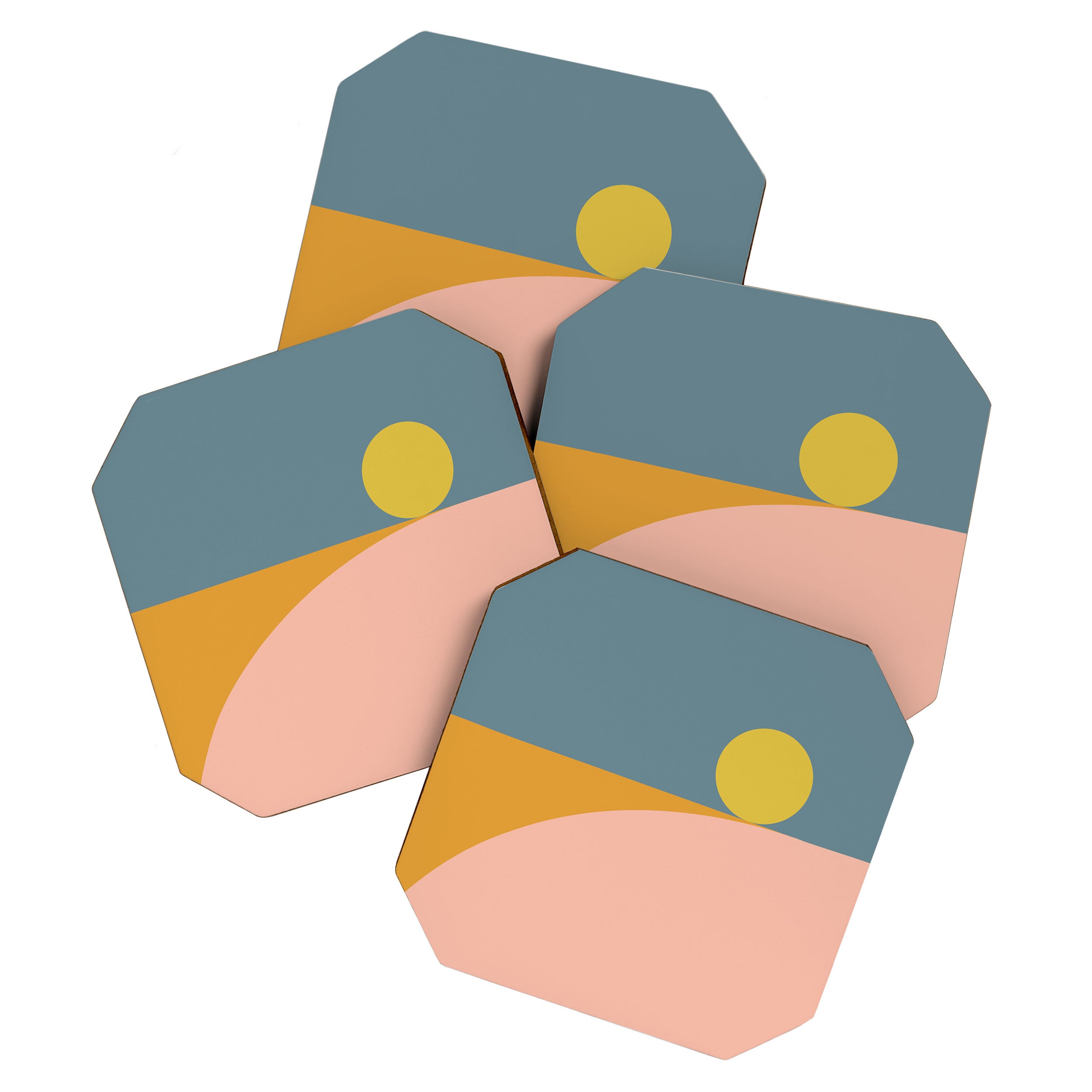 Simplistic Landscape XIV Coaster Gallery Image 1