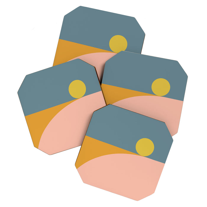 Simplistic Landscape XIV Coaster Gallery Image 1