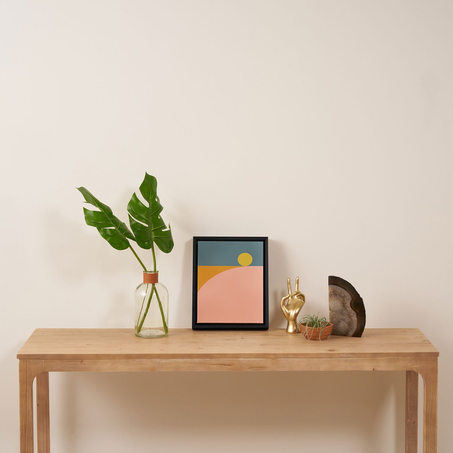 Simplistic Landscape XIV Framed Canvas Print Gallery Image 4