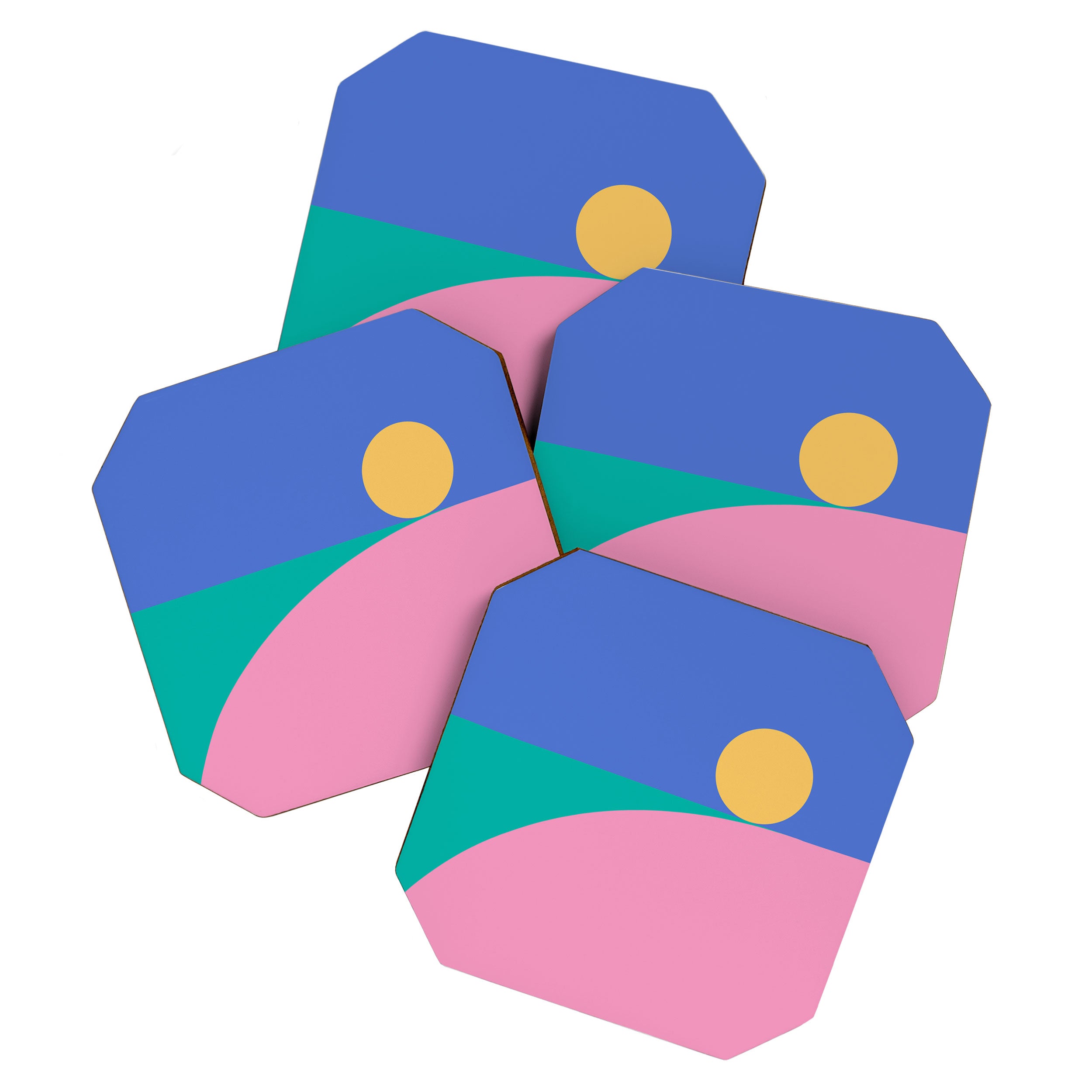 Simplistic Landscape XIX Coaster Gallery Image 1