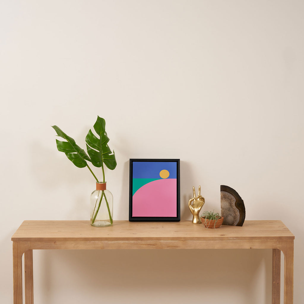 Simplistic Landscape XIX Framed Canvas Print Gallery Image 4