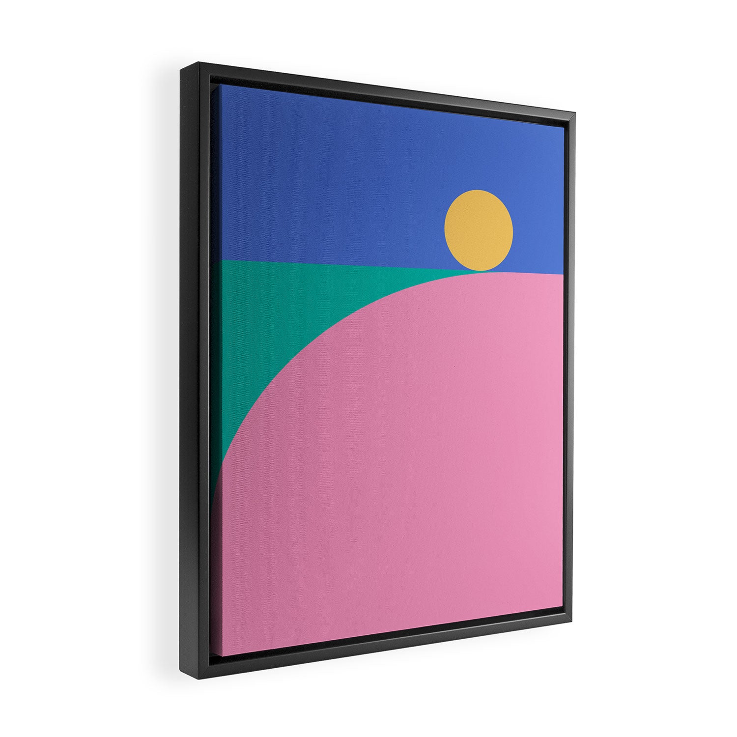 Simplistic Landscape XIX Framed Canvas Print Gallery Image 2