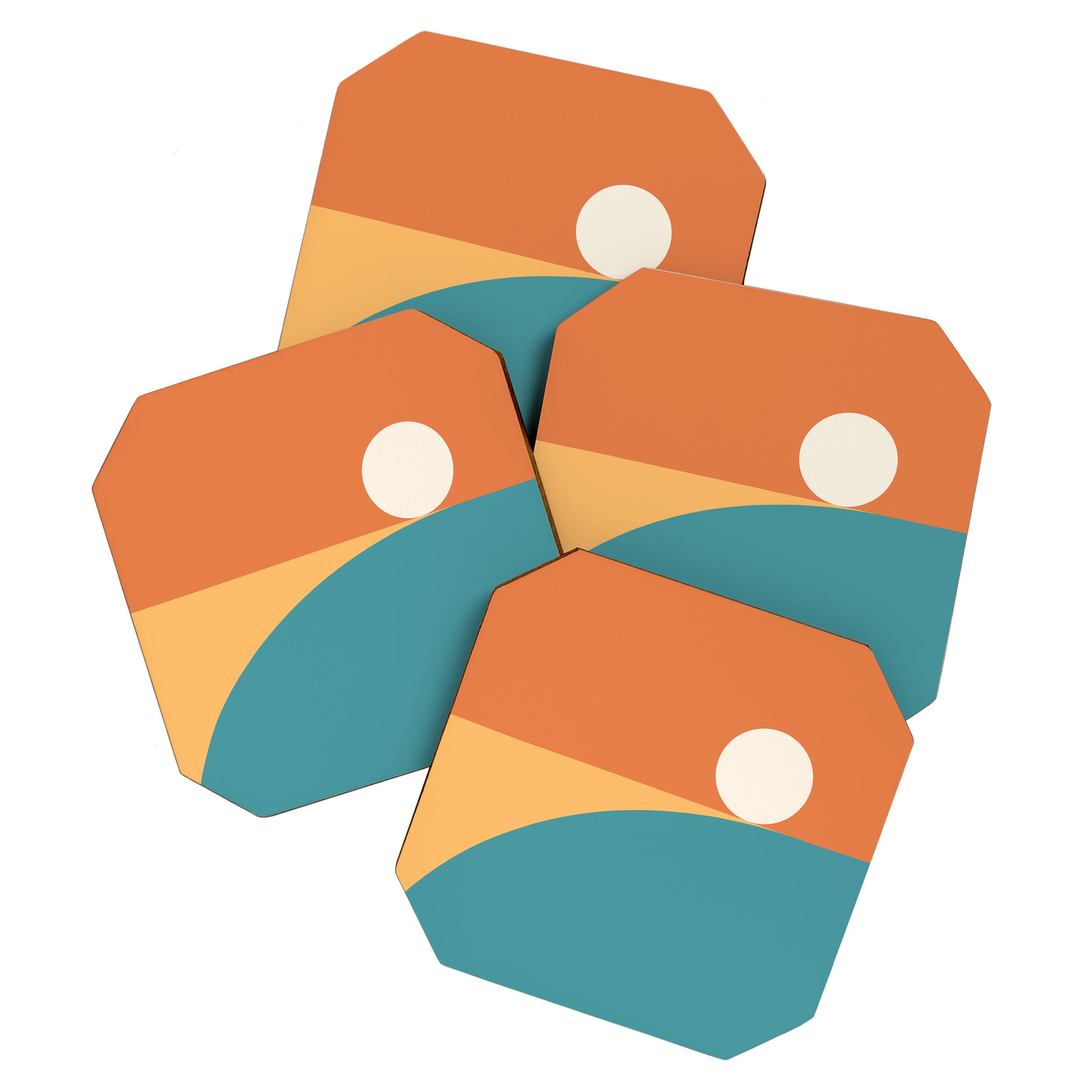Simplistic Landscape XXII Coaster Gallery Image 1