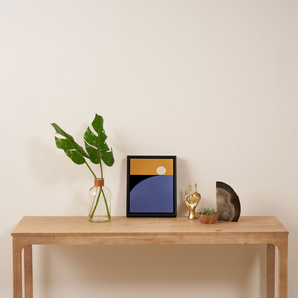 Simplistic Landscape XXIV Framed Canvas Print Gallery Image 4