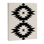 Southwestern Minimalism - Black Neutral Beige Canvas Print Gallery Image 6
