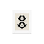 Southwestern Minimalism - Black Neutral Beige Art Print Gallery Image 1