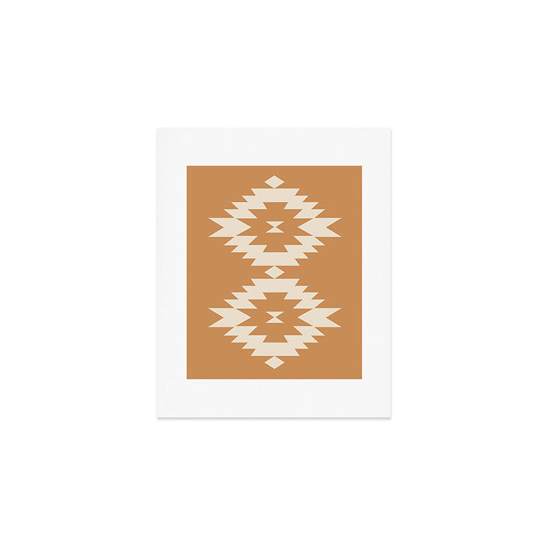 Southwestern Minimalism - Desert Orange Art Print Gallery Image 1