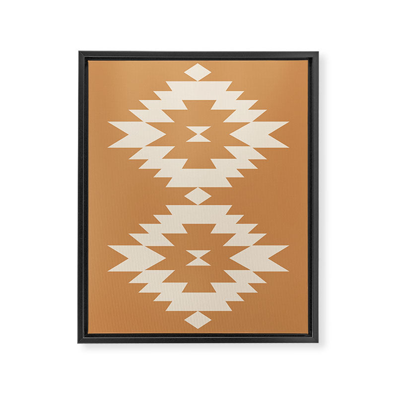 Southwestern Minimalism - Desert Orange Framed Canvas Print Gallery Image 8