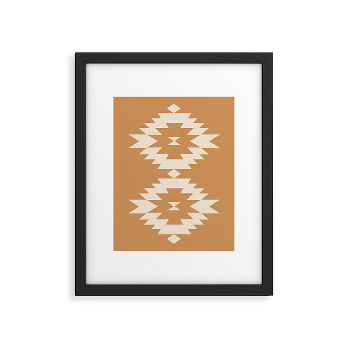 Southwestern Minimalism - Desert Orange Framed Art Print Gallery Image 1