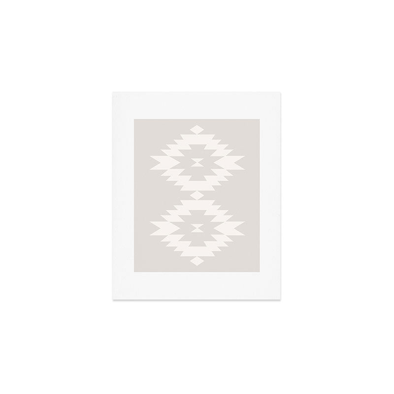 Southwestern Minimalism - Neutral Off White Art Print Gallery Image 1