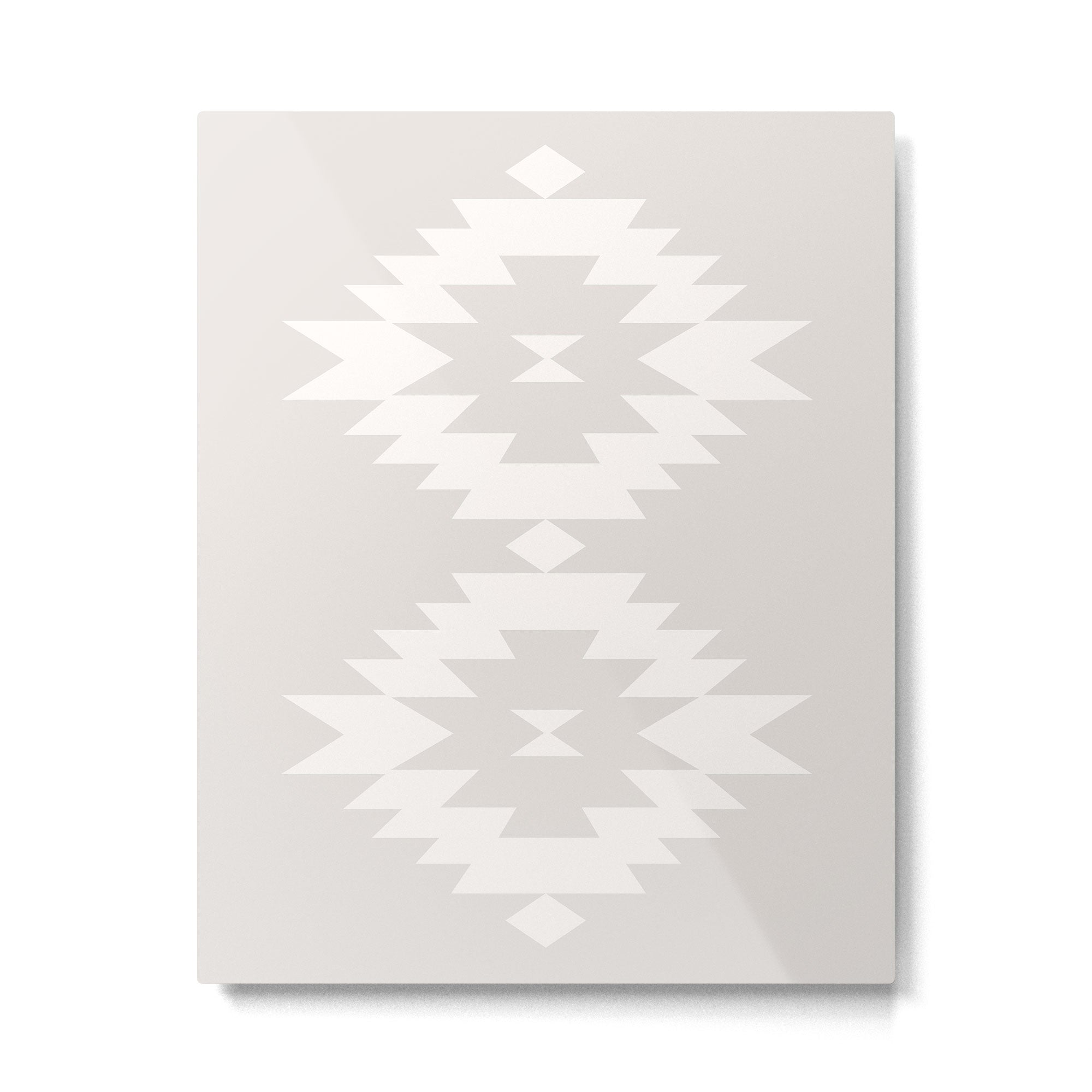 Southwestern Minimalism - Neutral Off White Metal Print Gallery Image 6