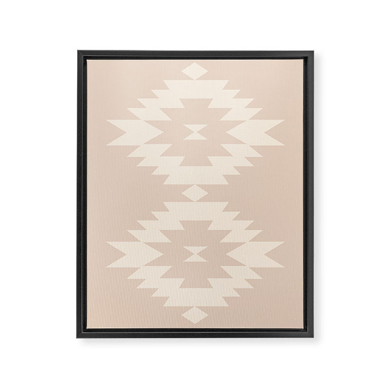 Southwestern Minimalism - Neutral Pink Framed Canvas Print Gallery Image 8