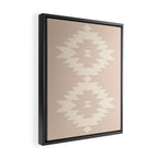 Southwestern Minimalism - Neutral Pink Framed Canvas Print Gallery Image 2