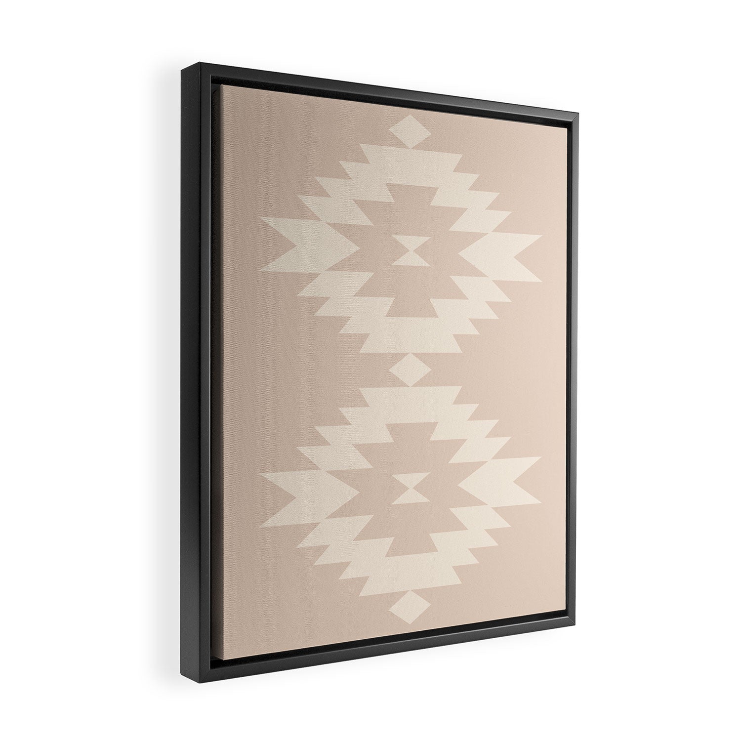 Southwestern Minimalism - Neutral Pink Framed Canvas Print Gallery Image 2