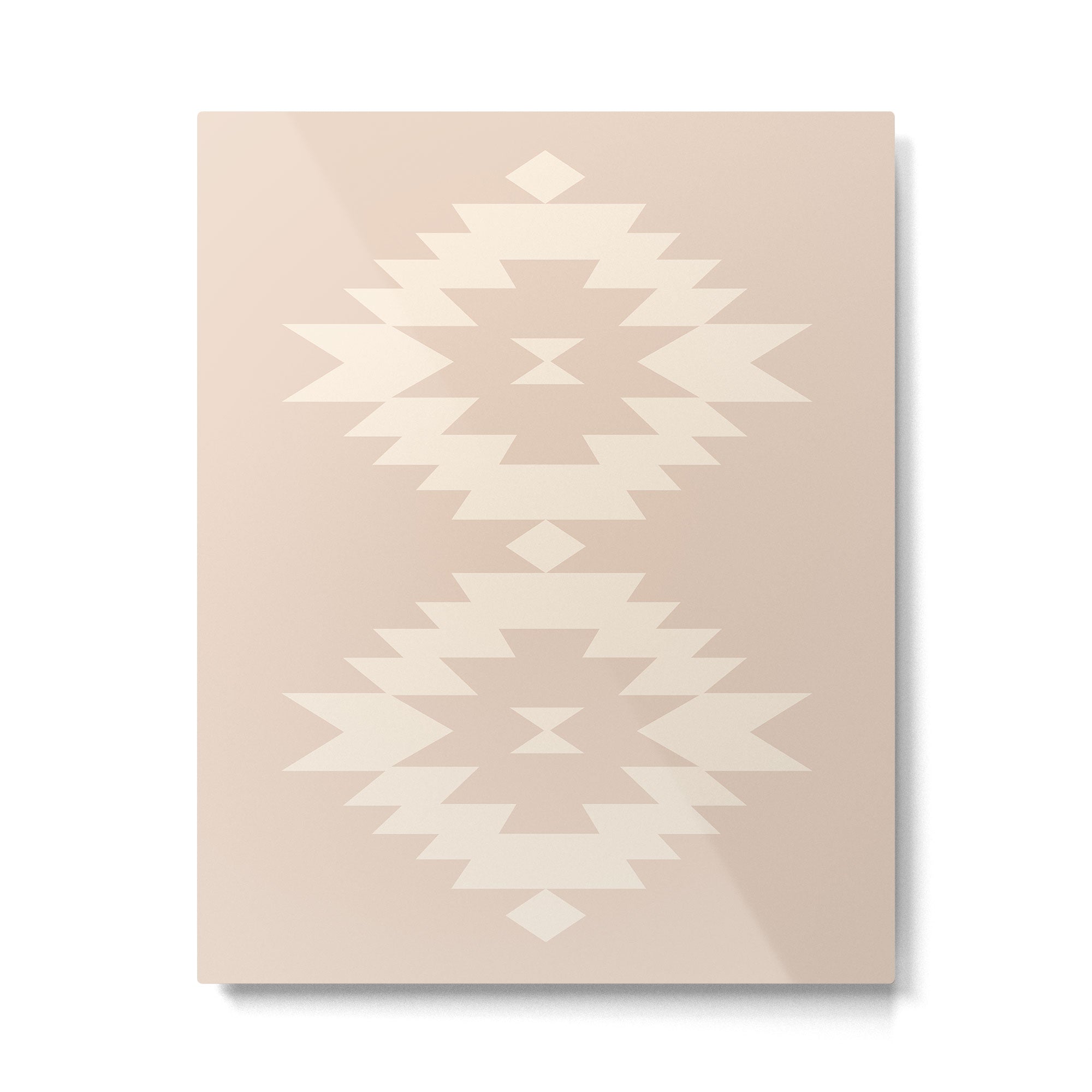 Southwestern Minimalism - Neutral Pink Metal Print Gallery Image 6