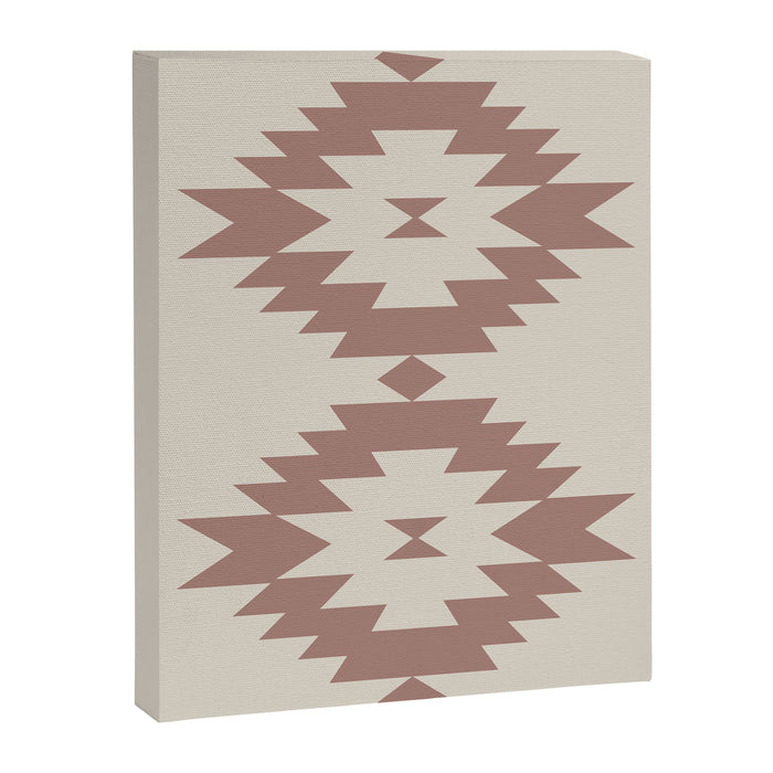 Southwestern Minimalism - Neutral Rose Beige Canvas Print Gallery Image 1