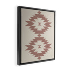 Southwestern Minimalism - Neutral Rose Beige Framed Canvas Print Gallery Image 2