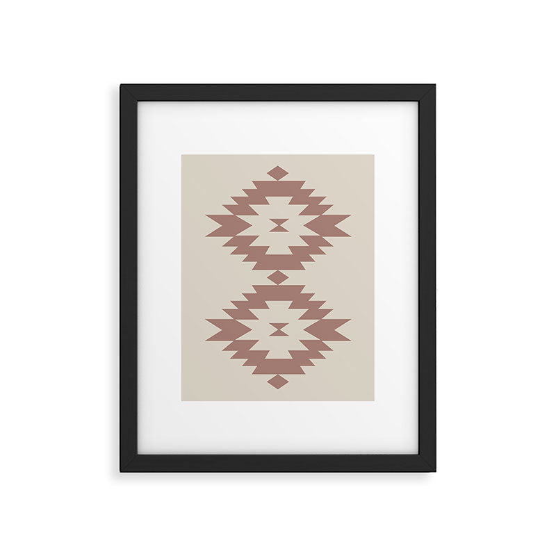 Southwestern Minimalism - Neutral Rose Beige Framed Art Print Gallery Image 6