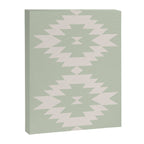 Southwestern Minimalism - Neutral Sage Green Canvas Print Gallery Image 8
