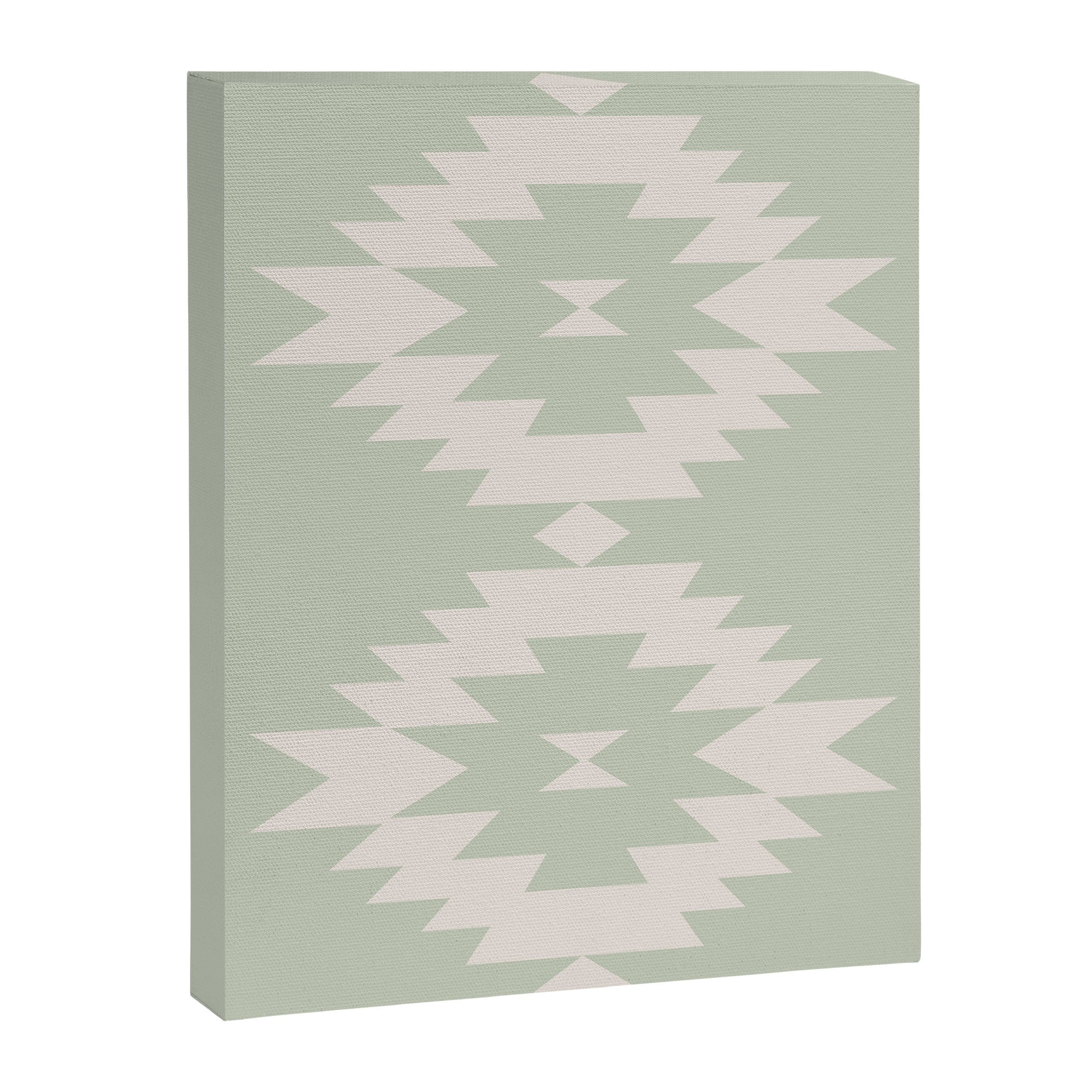Southwestern Minimalism - Neutral Sage Green Canvas Print Gallery Image 8