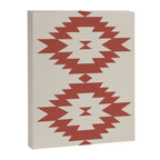 Southwestern Minimalism - Red Neutral Beige Canvas Print Gallery Image 8