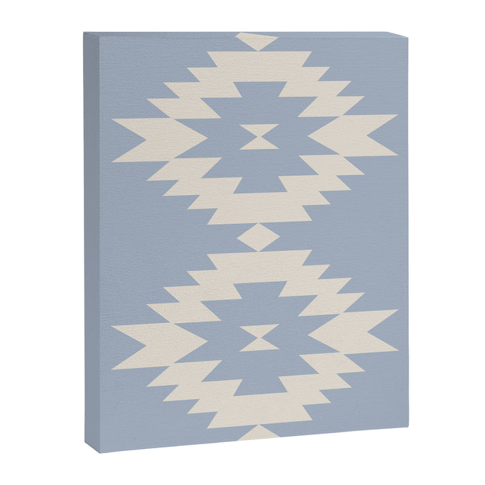 Southwestern Minimalism - Sky Blue Canvas Print Gallery Image 1