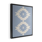 Southwestern Minimalism - Sky Blue Framed Canvas Print Gallery Image 2